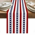 thumbnail image 1 of Coastal Turtle Table Runner - 36 Inch Long, Kitchen Dining Table Runner Dresser Scarves, Red Stripe Black White Geometric Ocean Farmhouse Decor for Coffee Tables Wedding Party Banquet, 1 of 8