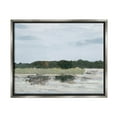 thumbnail image 1 of Coastal Vast Hills Landscape Landscape Painting Luster Gray Framed Art Print Wall Art, 1 of 6