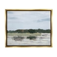 thumbnail image 1 of Coastal Vast Hills Landscape Landscape Painting Metallic Gold Framed Art Print Wall Art, 1 of 6