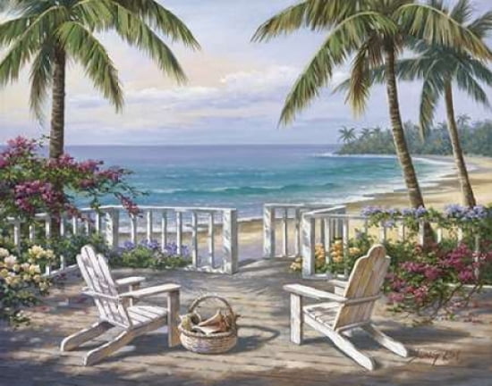 Coastal View Canvas Art - Sung Kim (22 x 28)