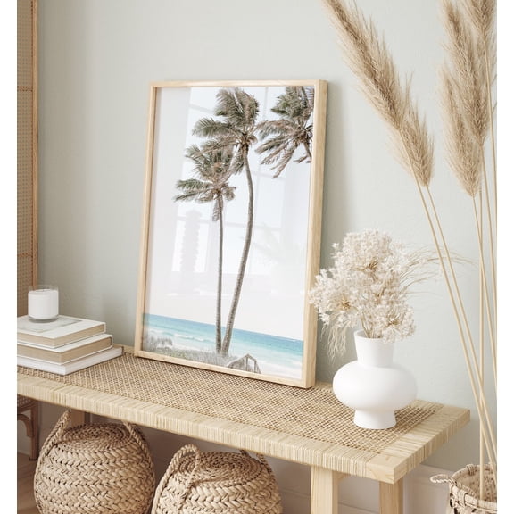 Coastal Wall Art Palm Tree Poster Beach Gallery Wall Boho Beach Posters Beach Home Decor Coastal Posters Beachy Art Wall Art, Unframed Poster Size 16x24
