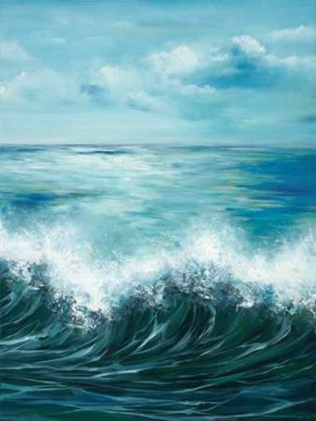 Coastal Wave 3 Canvas Art - Art Atelier Alliance (18 x 24)