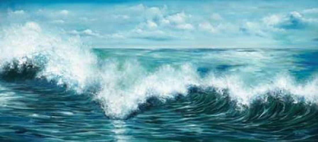 Coastal Waves Canvas Art - Art Atelier Alliance (10 x 20)
