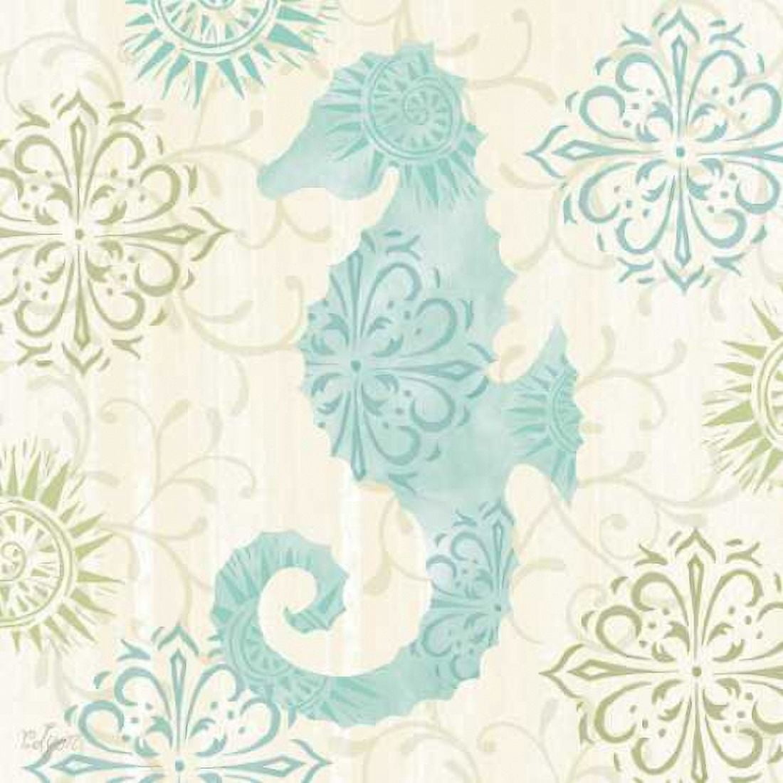 Coastal Whimsy IV Canvas Art - Rebecca Lyon (24 x 24)