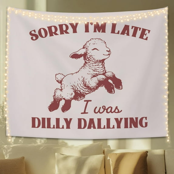 Coastal Wildflower Tapestry, Flower Field Landscape Tapestries Wall Blanket, Preppy Beach Floral Wall Hanging Decor for Teen Girl Women Home Living Room Bedroom