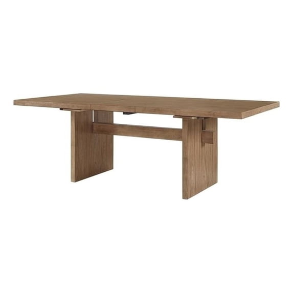 Coastal Wood Kitchen Table Dining Table Rectangular Table Office Brown Wood