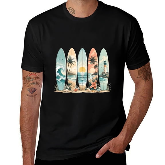 CoastalBurstUnisex Graphic T-Shirt, Casual Short Sleeve Crewneck Tee, Soft Pullover Top for Everyday Wear