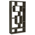 thumbnail image 1 of Corey 71-inch 10-shelf Bookshelf Weathered Grey, 1 of 11