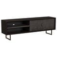 thumbnail image 1 of Marsden 2-door Mango Wood 70-inch TV Stand Charcoal Black, 1 of 11