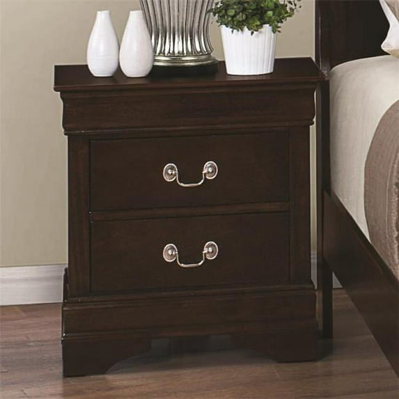 Coaster 202412 Louis Philippe 202 Night Stand with 2 Drawers