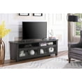 thumbnail image 1 of Coaster 4-Door Contemporary Wood TV Stand for TVs up to 75" in Dark Gray, 1 of 3