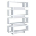 thumbnail image 1 of Reid 4-tier Open Back Bookcase White, 1 of 7