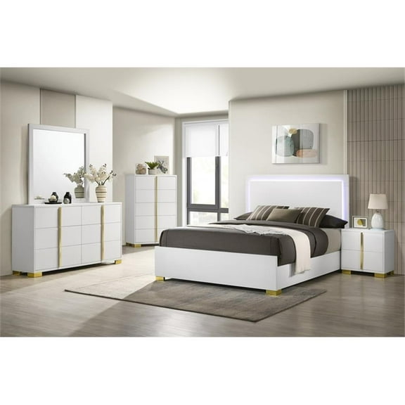 Marceline 5-piece Full Bedroom Set White