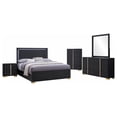 thumbnail image 1 of Marceline 5-piece Queen Bedroom Set Black, 1 of 19