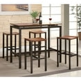 thumbnail image 1 of Coaster 5-Piece Counter Height Table and Chair Set, Multiple Colors, 1 of 2