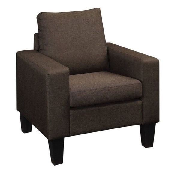 Coaster 504769 Bachman Living Room Chair Chocolate Fabric Upholstery