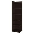 thumbnail image 1 of Coaster 6-Shelf Transitional Wood Corner Bookcase in Cappuccino, 1 of 7