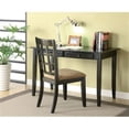 thumbnail image 1 of Coaster 800779 Table Desk with Two Drawers and Desk Chair - Black, 1 of 1