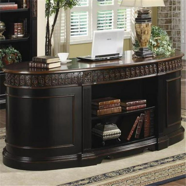 Coaster nicolas traditional oval executive double pedestal desk deals