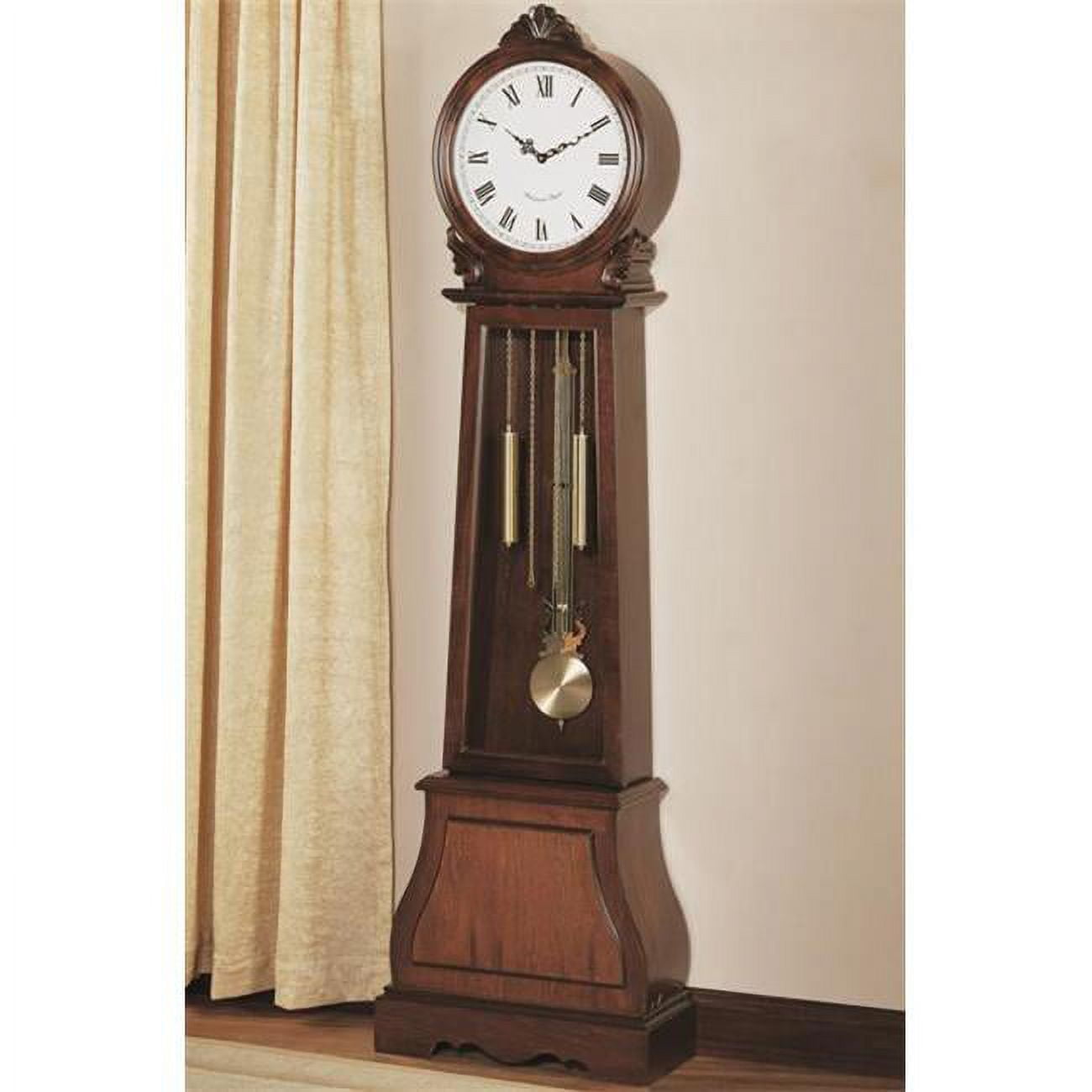 Coaster 900723 Grandfather Clocks Simple Brown Traditional