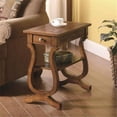 thumbnail image 1 of Coaster 900975 Accent Tables Warm Brown Rectangular Chairside Table, 1 of 1