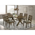 thumbnail image 1 of Coaster Alston 7-Piece Rectangular Dining Table Set, Knotty Nutmeg, 1 of 12