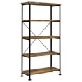 thumbnail image 1 of Analiese 63-inch 4-shelf Bookshelf Rustic Nutmeg, 1 of 8