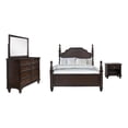 thumbnail image 1 of Andover 4-piece Eastern King Bedroom Set Dark Oak, 1 of 15