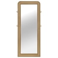 thumbnail image 1 of Arini Cane Weave Full Length Standing Floor Mirror Sand Wash, 1 of 14