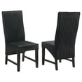 thumbnail image 1 of Barrand Upholstered Dining Side Chair Black (Set of 2), 1 of 13