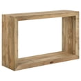 thumbnail image 1 of Benton Rectangular Solid Wood Sofa Console Table Natural, 1 of 7