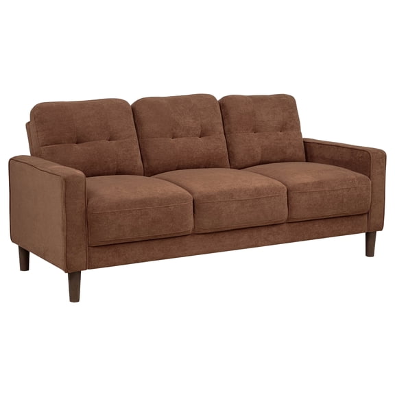 Coaster Bowen II Fabric Upholstered Track Arm Sofa, Rust