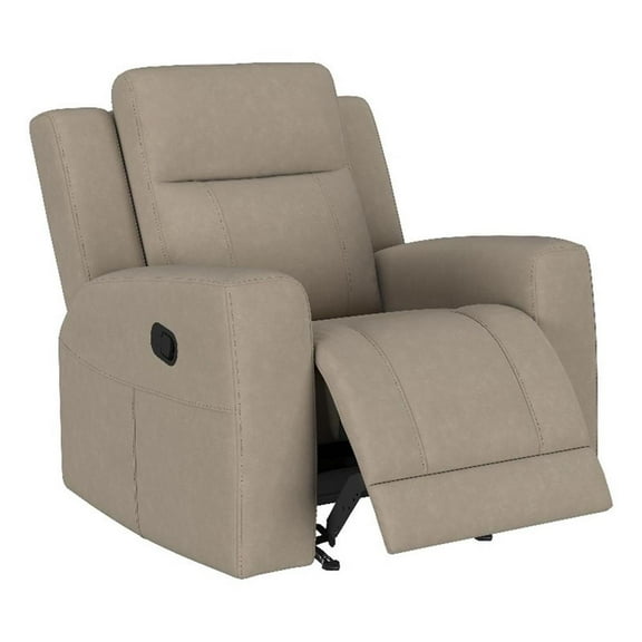 Brentwood Upholstered Recliner Chair Taupe