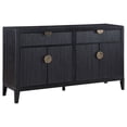 thumbnail image 1 of Brookmead 4-door Sideboard Buffet Storage Cabinet Black, 1 of 12