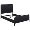 thumbnail image 1 of Brookmead Wood Queen Panel Bed Black, 1 of 9