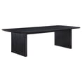 thumbnail image 1 of Brookmead 100-inch Extension Leaf Dining Table Black, 1 of 14