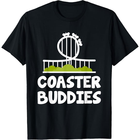Coaster Buddies Funny Roller Coasting Lover Rollercoaster T-Shirt