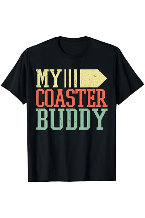 Coaster Buddy I Rollercoaster Crew I Family Roller Coaster T-Shirt
