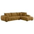 thumbnail image 1 of Camacho Upholstered Chaise Sectional Sofa Amber, 1 of 7