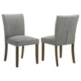 thumbnail image 1 of Paxton Upholstered Dining Side Chair Gray (Set of 2), 1 of 13