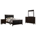 thumbnail image 1 of Carlton 4-piece Full Bedroom Set Cappuccino, 1 of 20