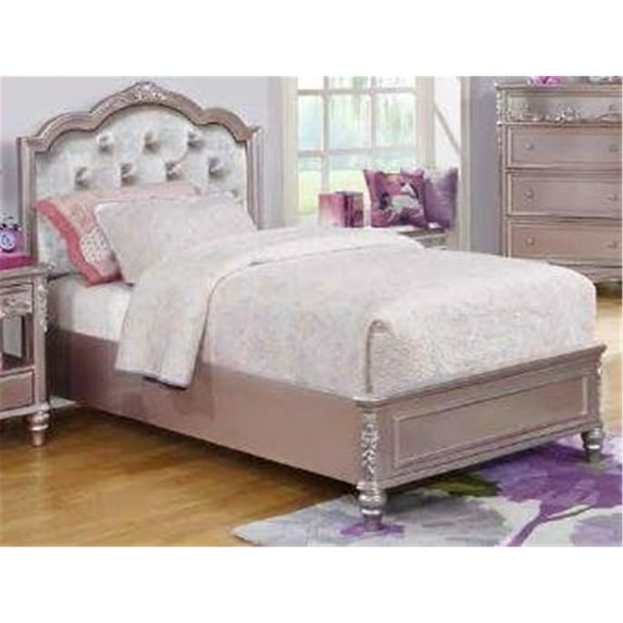 Caroline Metallic Lilac Full Bed