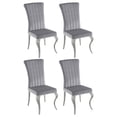 thumbnail image 1 of Betty Velvet Upholstered Dining Side Chair Grey (Set of 4), 1 of 6