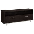 thumbnail image 1 of Casey 2-drawer Engineered Wood 60-inch TV Stand Cappuccino, 1 of 4