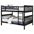 thumbnail image 1 of Chapman Wood Full Over Full Bunk Bed Black, 1 of 4