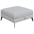 thumbnail image 1 of Clint Square Upholstered Storage Ottoman Aloe, 1 of 6