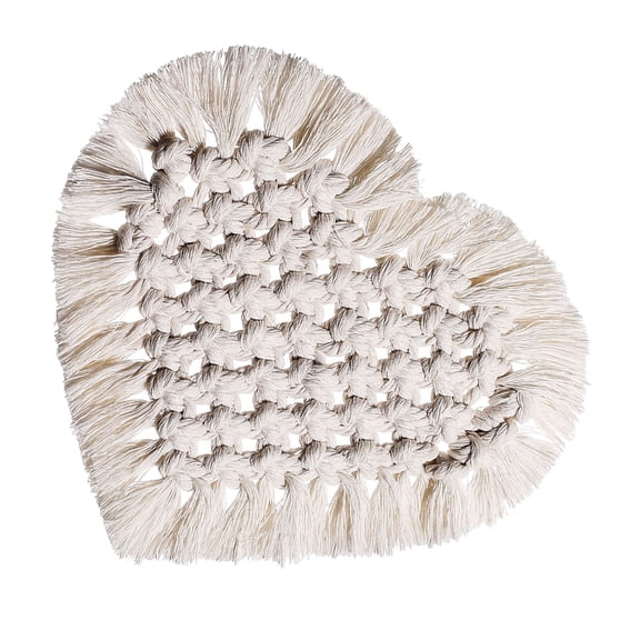 Coaster Coffee Cup Mat Heat Resistant Wooden Coffee Table Mats Woven Placemat Weaving Cup Mat