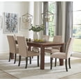 thumbnail image 1 of Coaster Coleman 7-Piece Wood Rectangular Dining Set in Rustic Golden Brown, 1 of 7