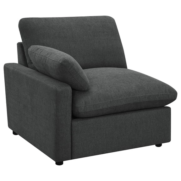 Coaster Collins Modular LAF Power Recliner Dark Grey