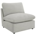 thumbnail image 1 of Collins Modular Armless Chair Grey, 1 of 10